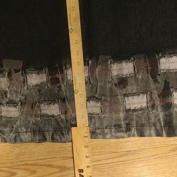 🐢Crossing Pointe - black denim skirt - Picture 6 of 8